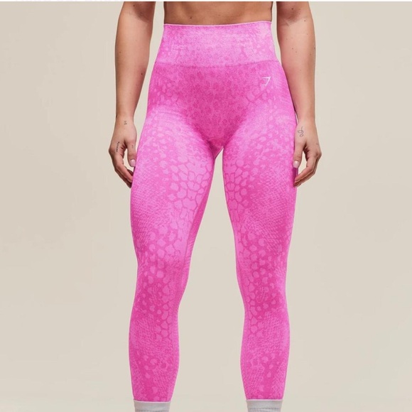 Gymshark Pants - Gymshark Adapt X Whitney Pink Animal Seamless Leggings